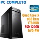 Computer Pc Desktop Quad Core  INTEL i5 - Ram 8 GB - SSD 120GB - Windows 10 Originale